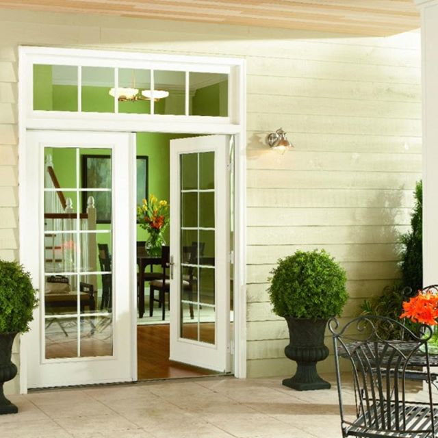 Siddhi Galvalume Steel Entrance Door - Simonton Series Insulated Glass Patio Door
